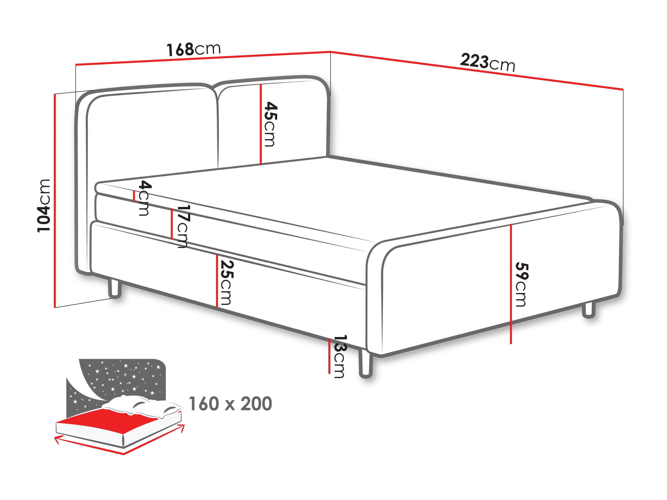 Boxspring krevet Margate 130 (Tilia 90)
