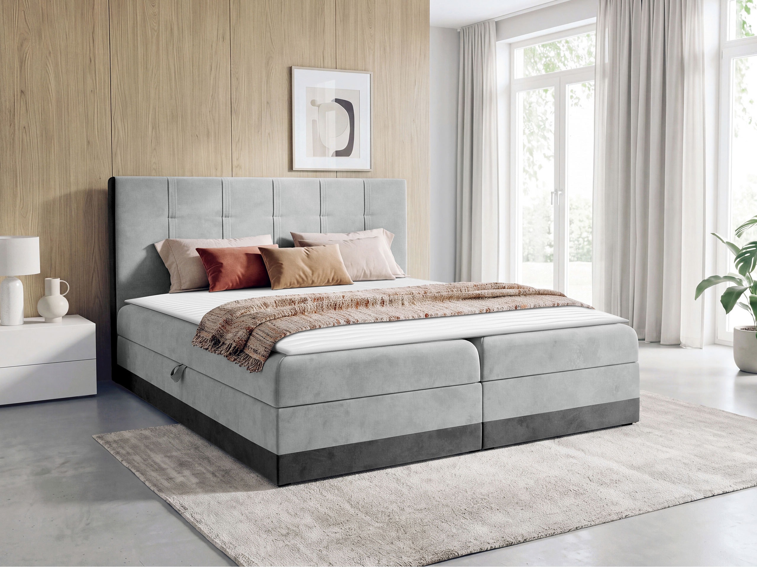 Boxspring krevet Villa (Kameleon 92 + Kameleon 84)