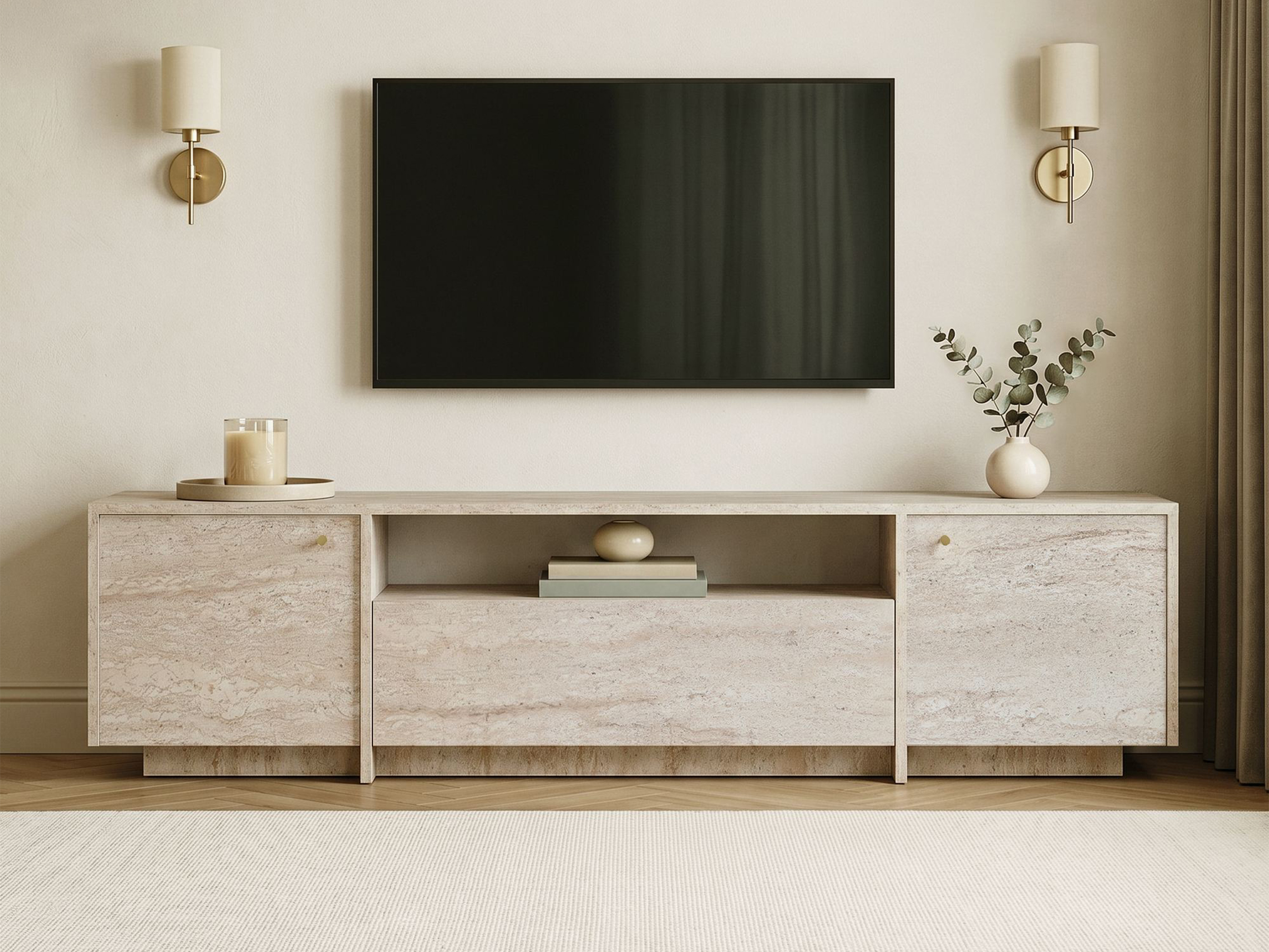 TV komoda Novato 171 (Svetli travertin)