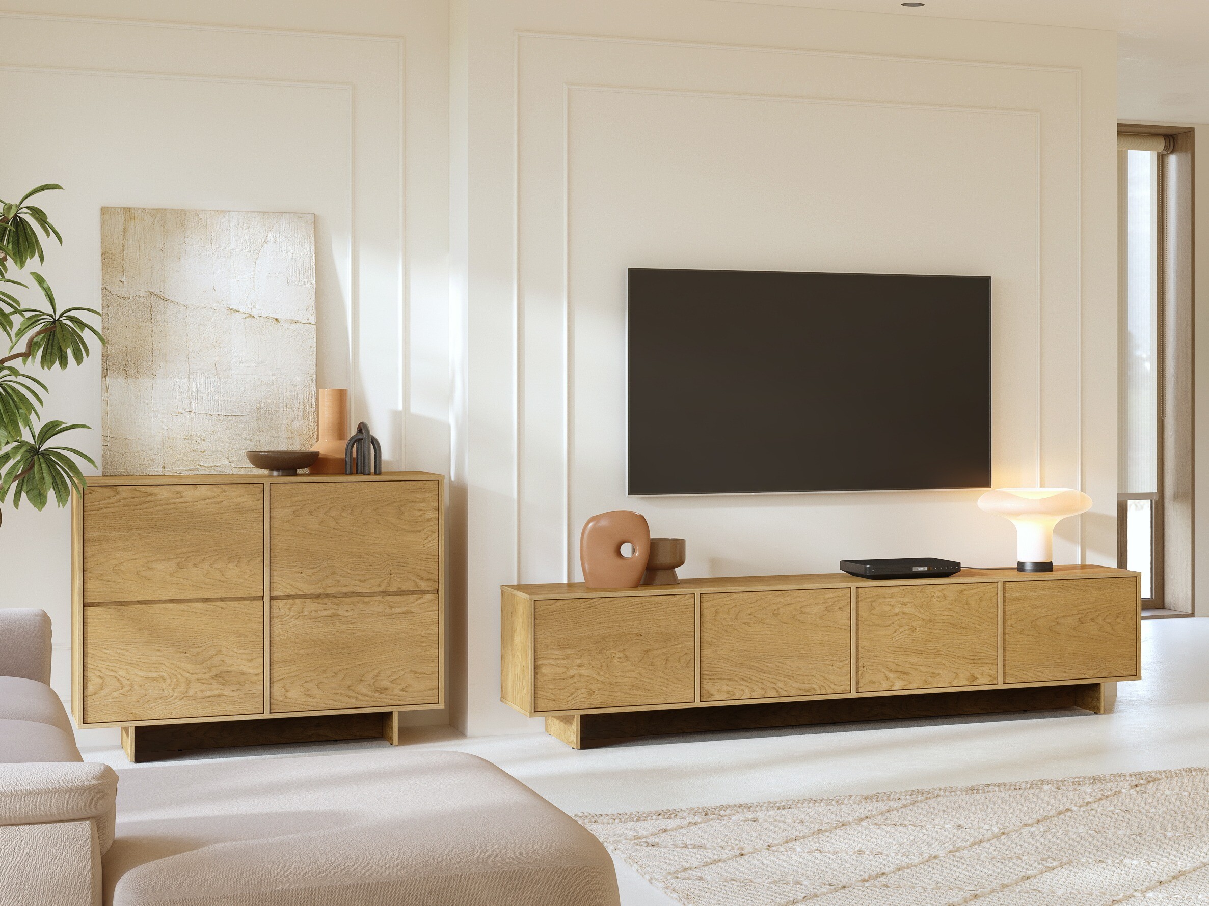 Set za dnevnu sobu Cavbali 105 (Hrast)