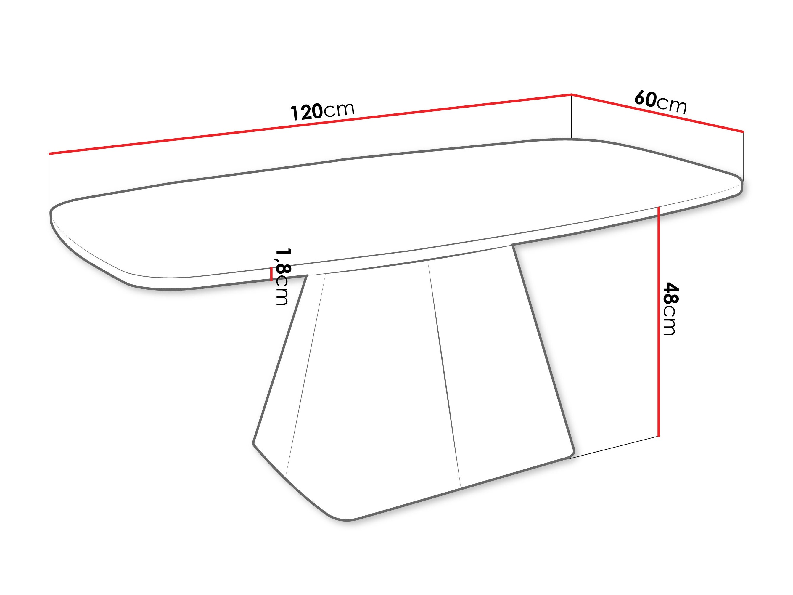 Stočić za kafu Oswego 158 (Kašmir + Crno)
