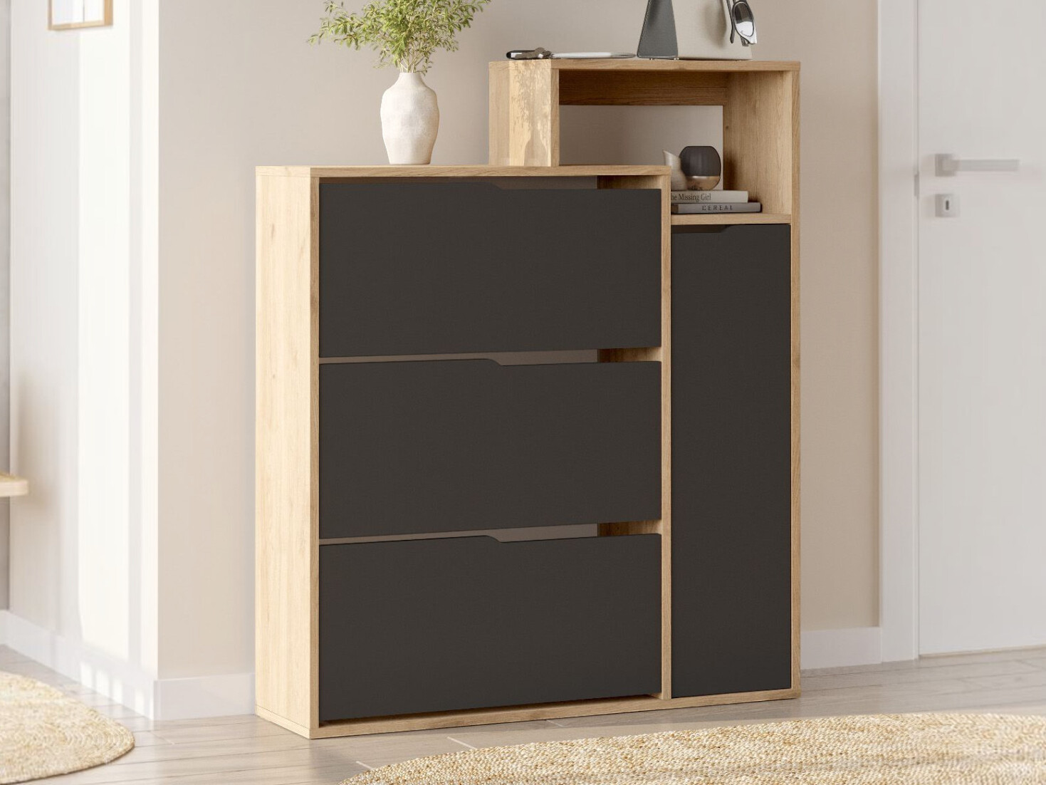 Cipelarnik Kailua 2847 (Antracit + Hrast)