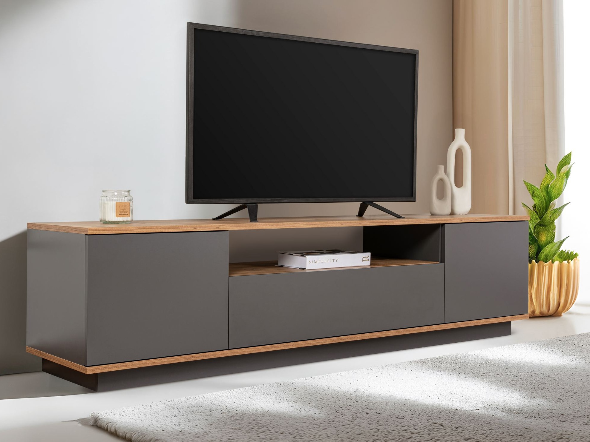 TV komoda Kailua 2405 (Antracit)