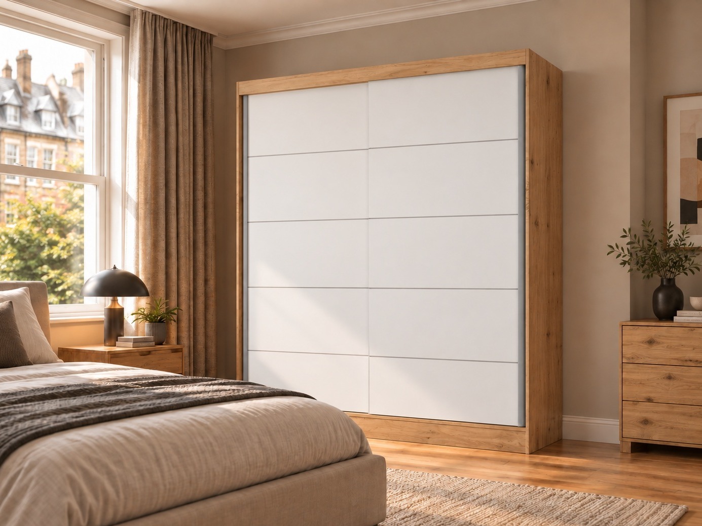 Ormar Mandeville 177 (Artisan hrast + Belo)