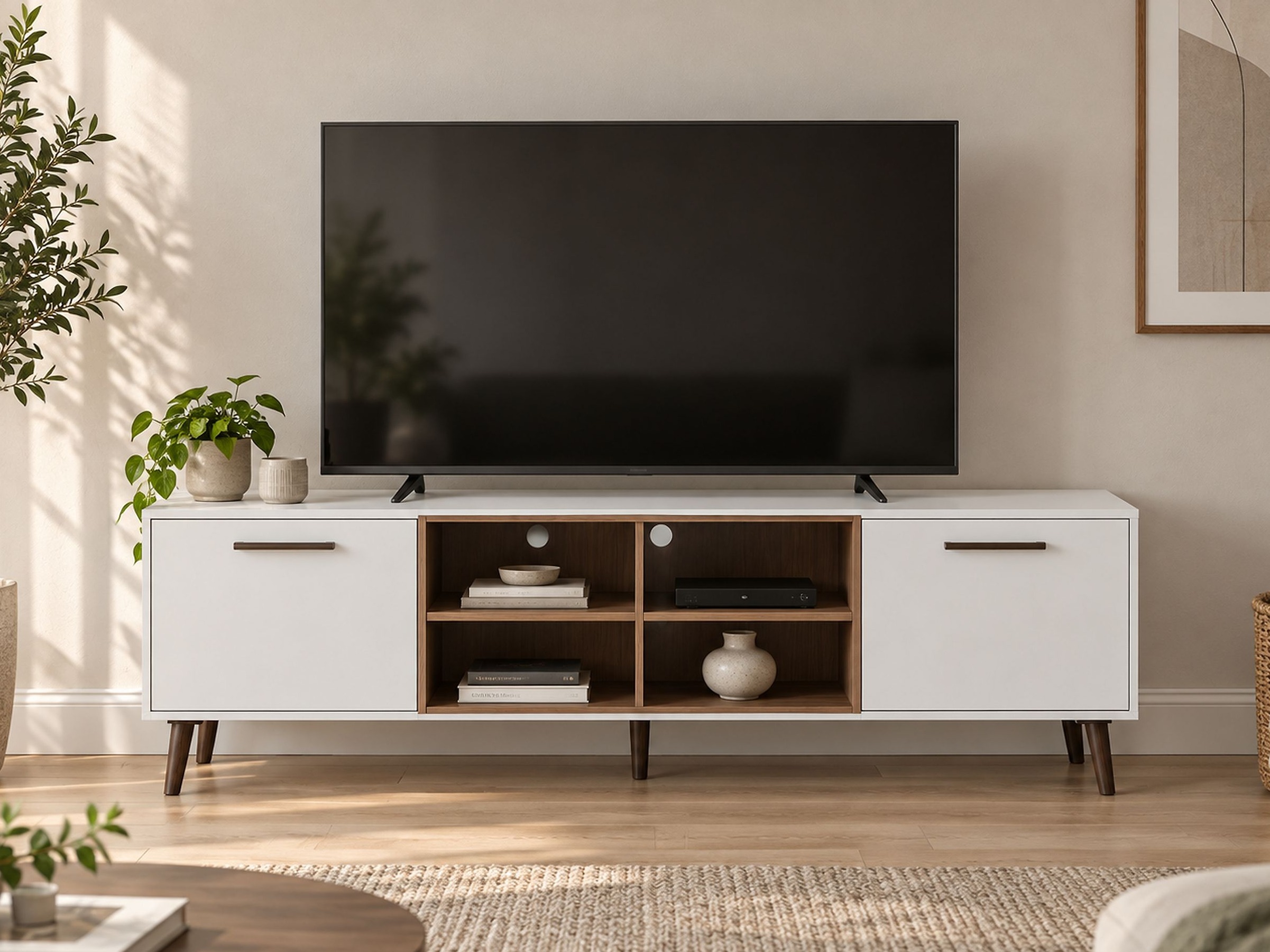 TV komoda Berwyn 139 (Smeđa)