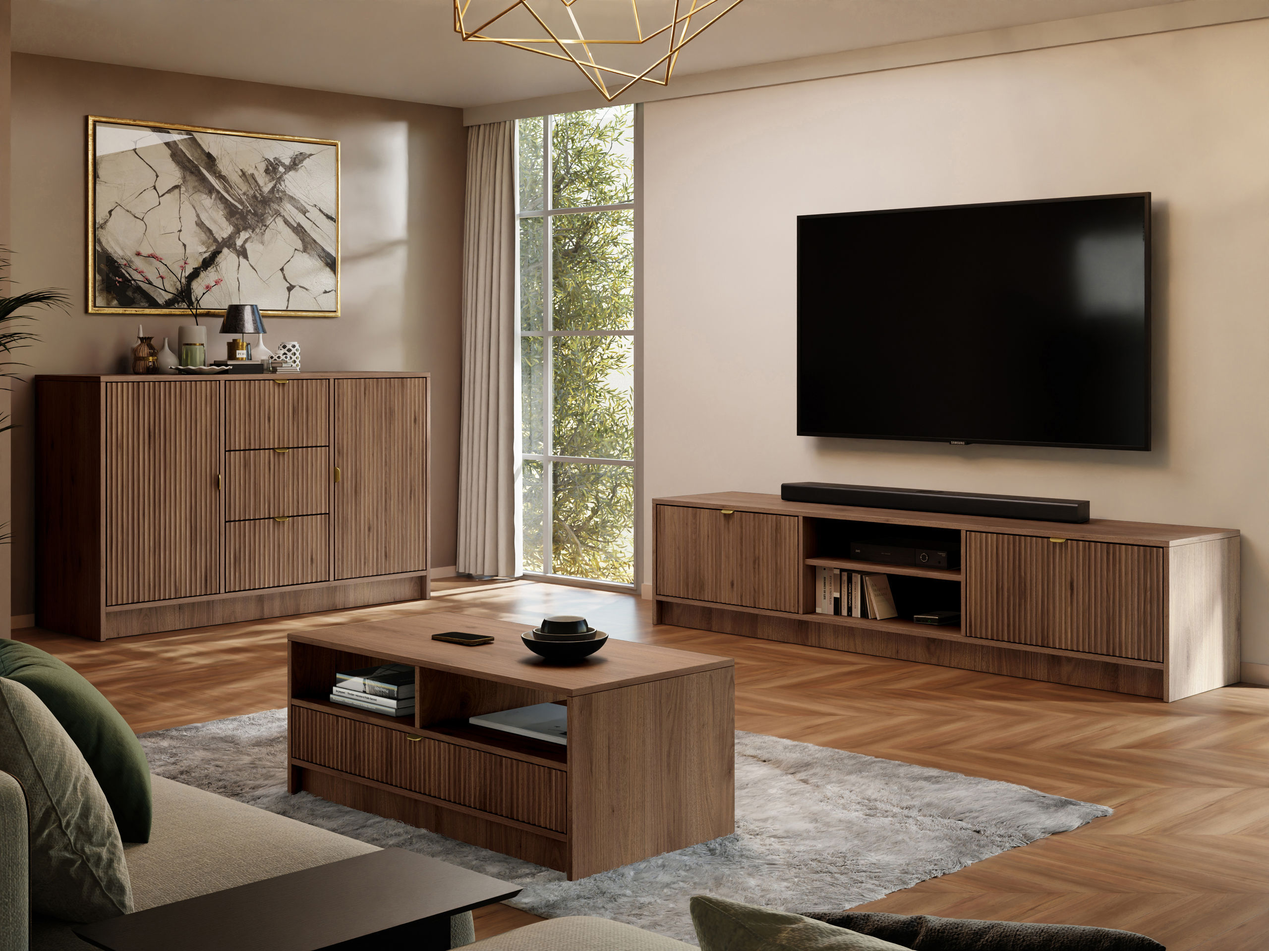 TV komoda Comfivo Papilio I (Orah)