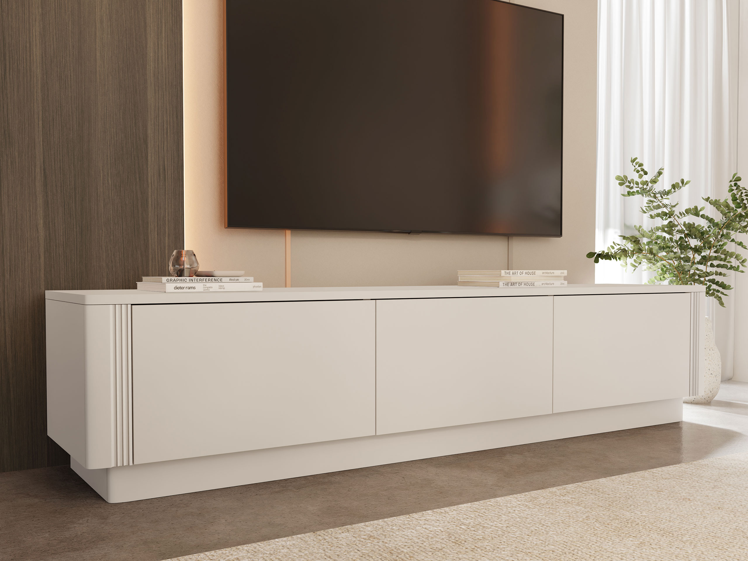 TV komoda Comfivo Levavio 104 (Bež)