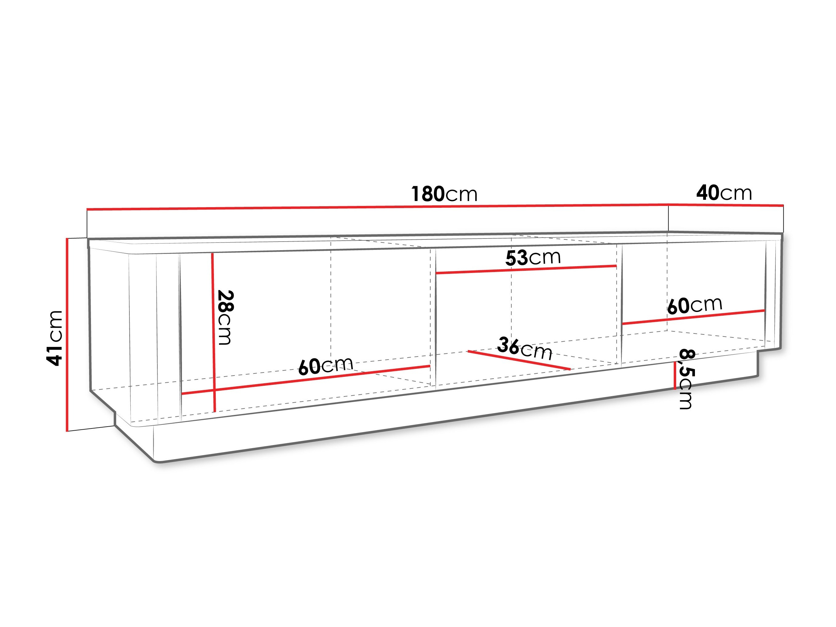 TV komoda Comfivo Levavio 104 (Bež)