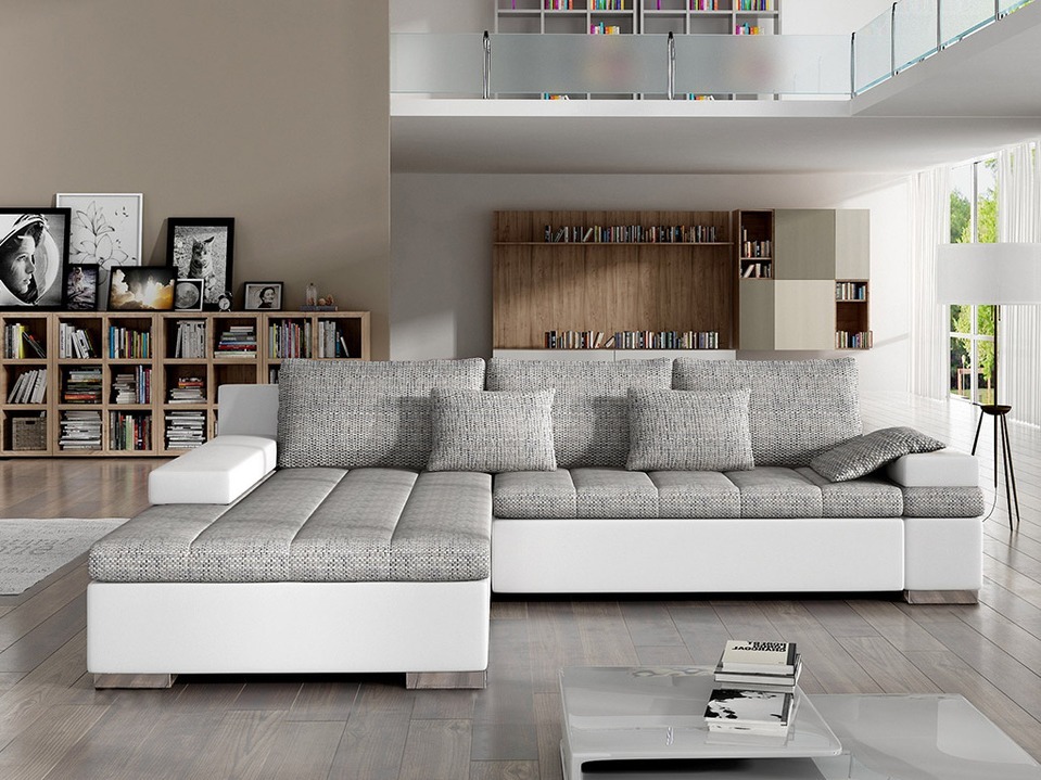 Ugaona sofa Comfivo 113 (Soft 017 + Lawa 05)