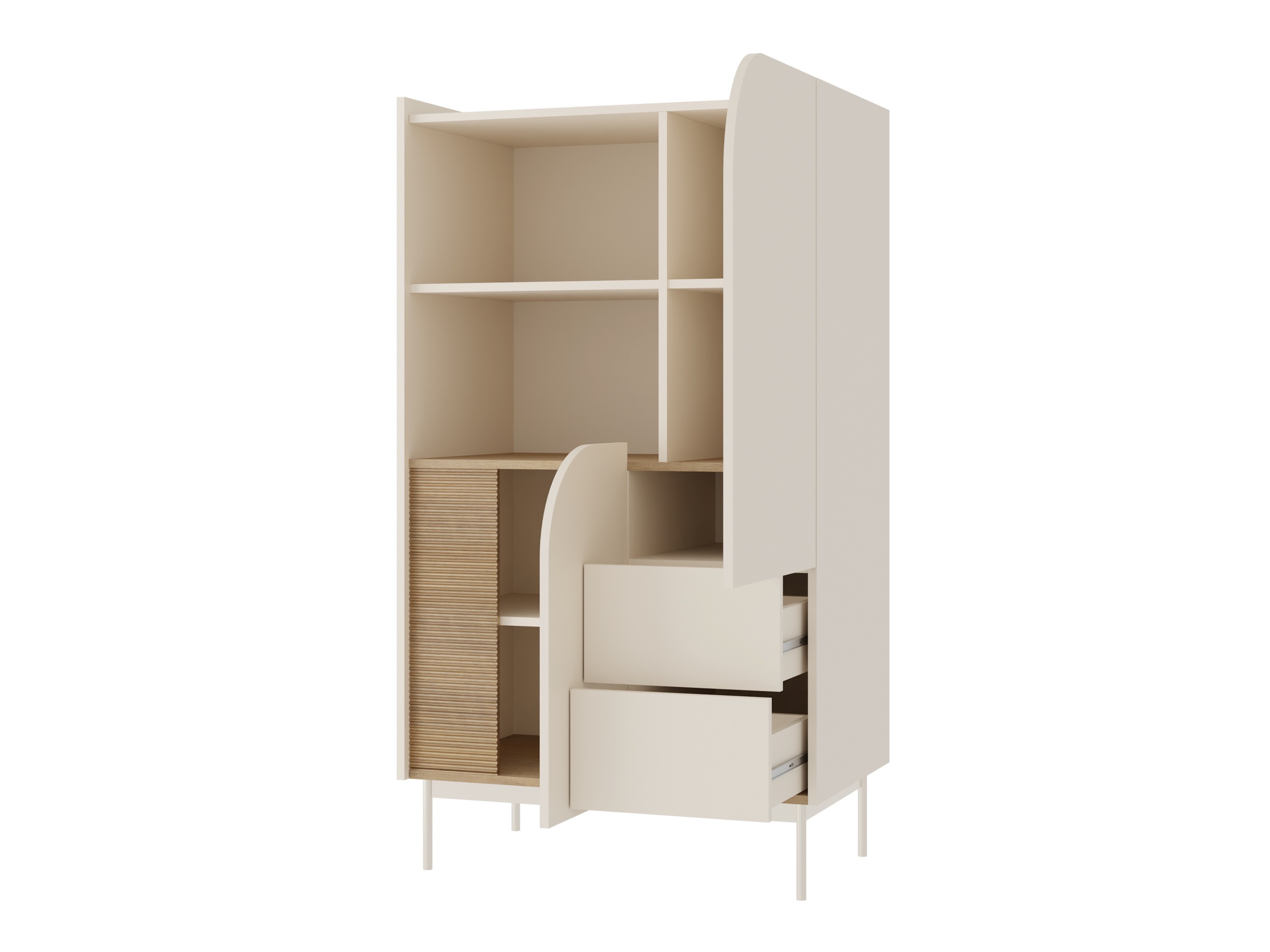 Polica Dunsonu 103 (Hrast + Taupe)