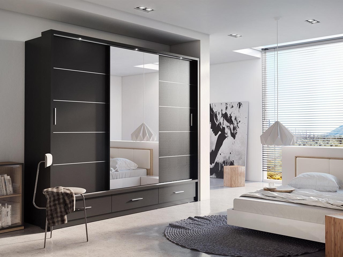 Ormar Fresno 100 (Crno)