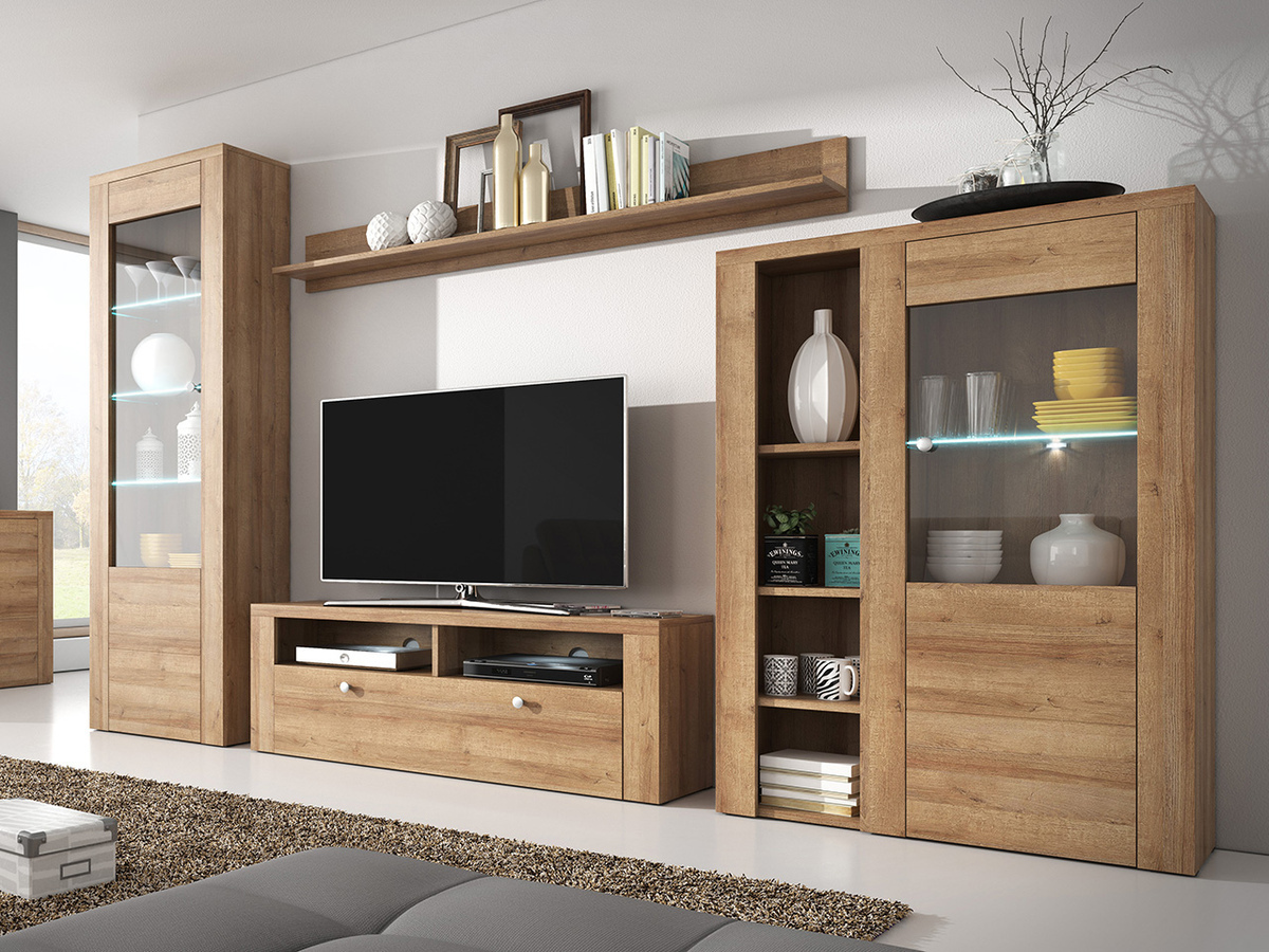 Set za dnevnu sobu Salelbo 100 (Rivera hrast)