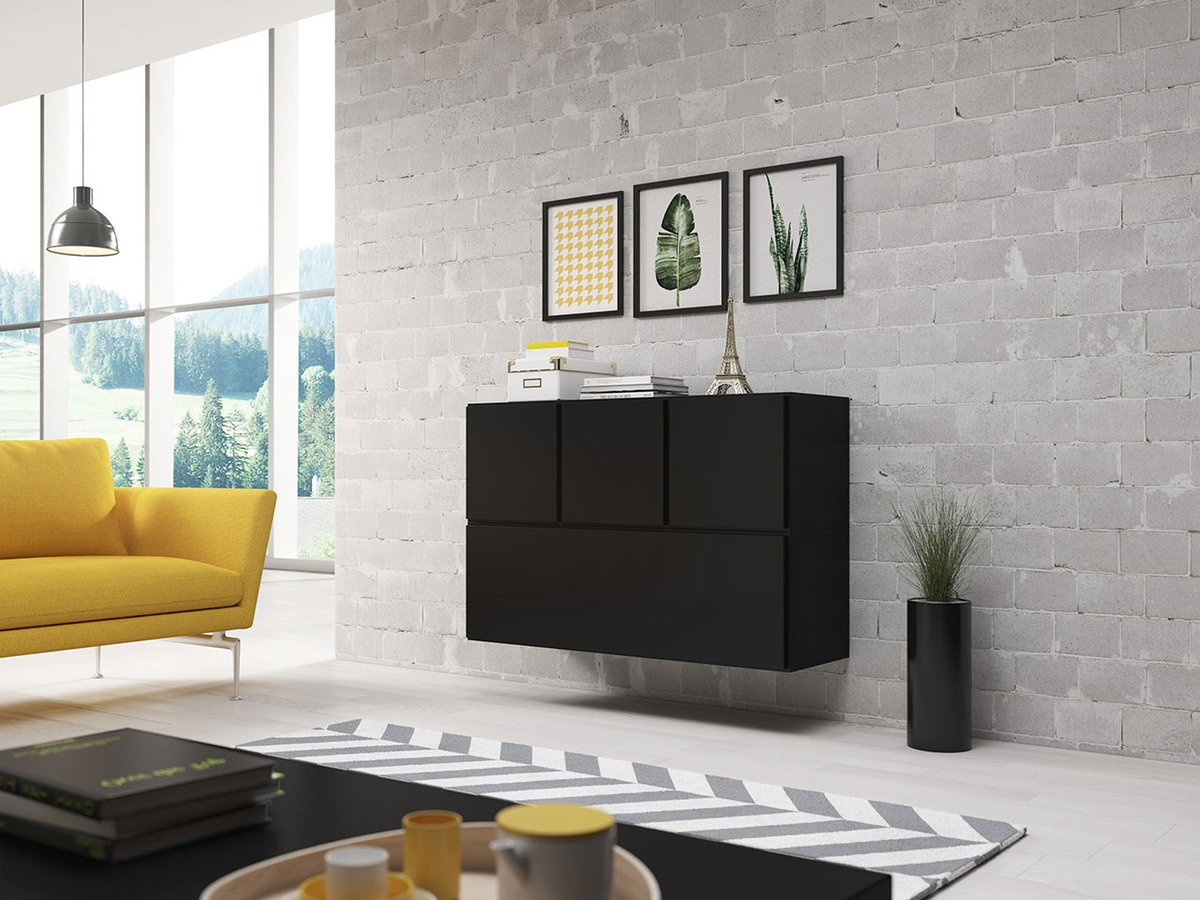 Set ormarića Corbele 118 (Crno)