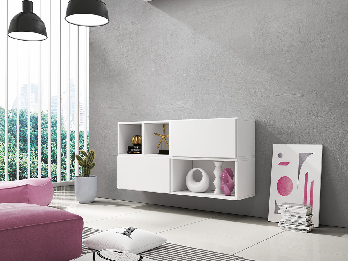 Set ormarića Corbele 120 (Belo)